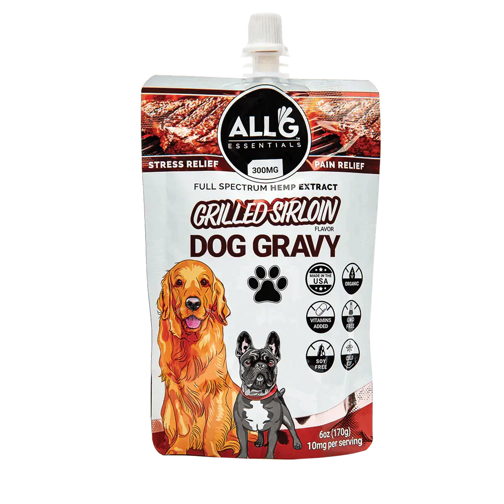 Full Spectrum CBD Dog Gravy 300mg - Sirloin Steak All G Essentials  
