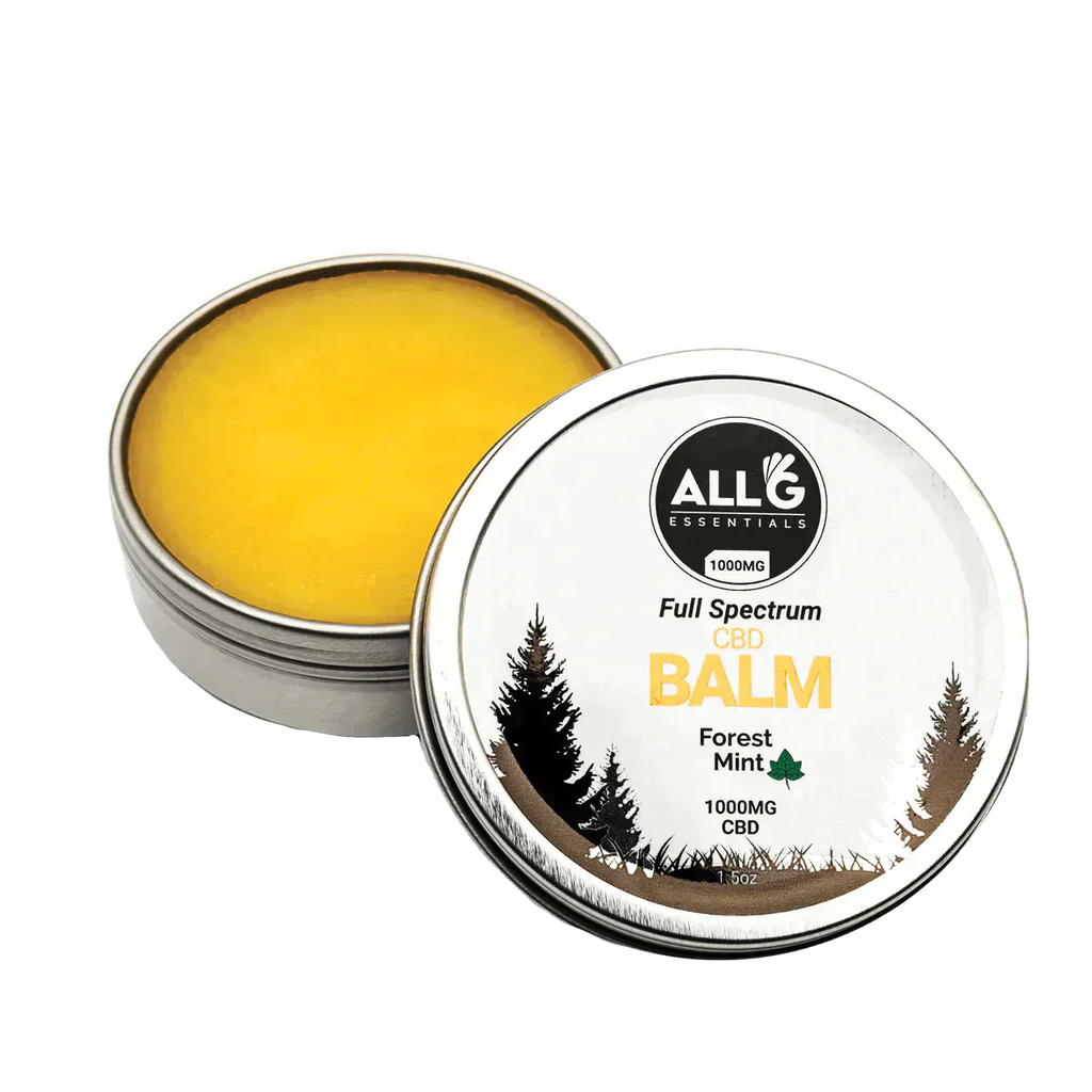 Full Spectrum CBD Soothing Balm 1000mg - Forest Mint All G Essentials  